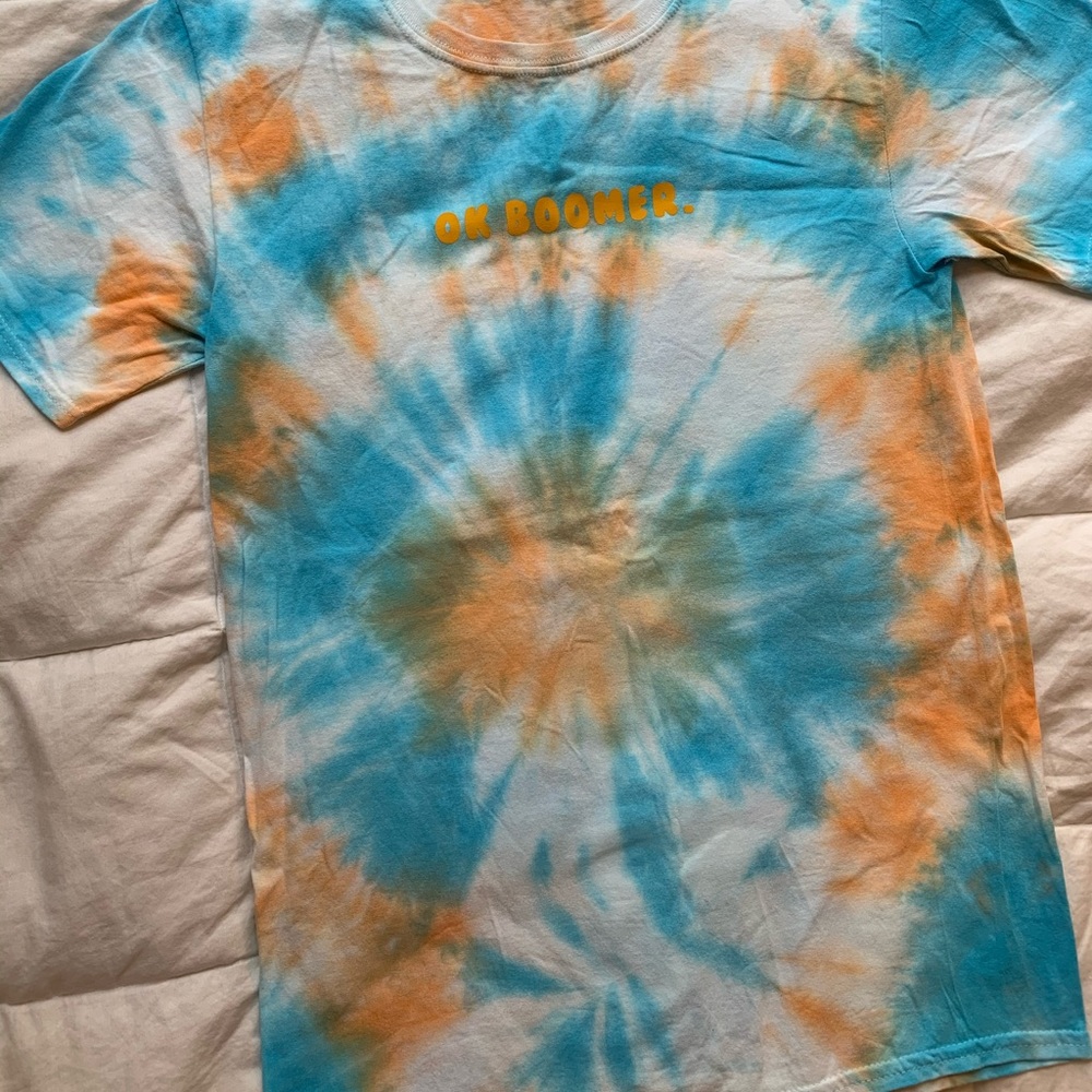 Tie dye T-shirt with matching choker and bracelet - Picture 2 of 6